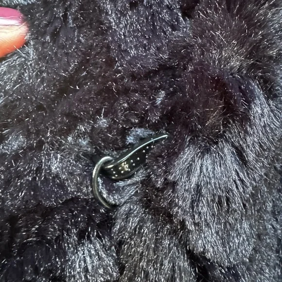 Adrienne Landau Midnight Floral Teddy Jacket - Picture 5 of 5